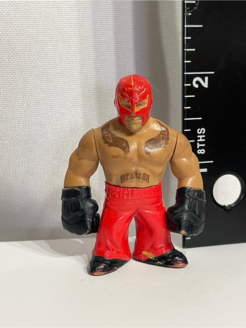 Rey Mysterio mini action figure Mattel WWE Rumblers series 2010